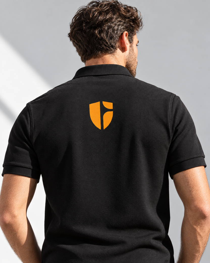 Guardian logo on a polo