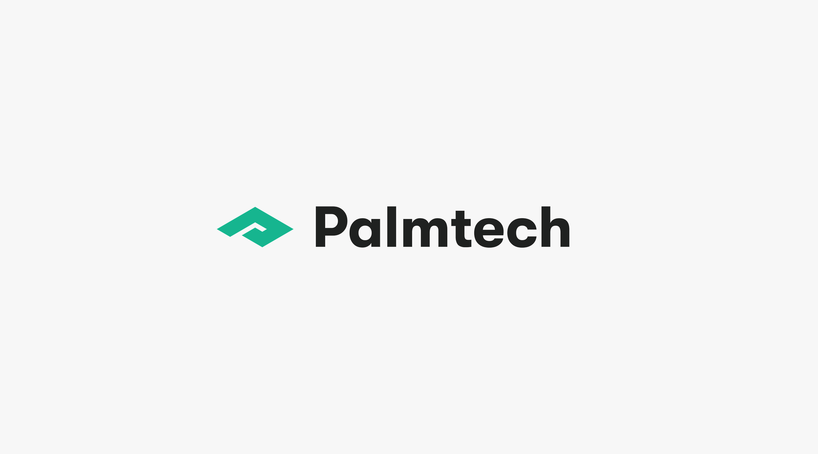 Palmtech horizontal lockup