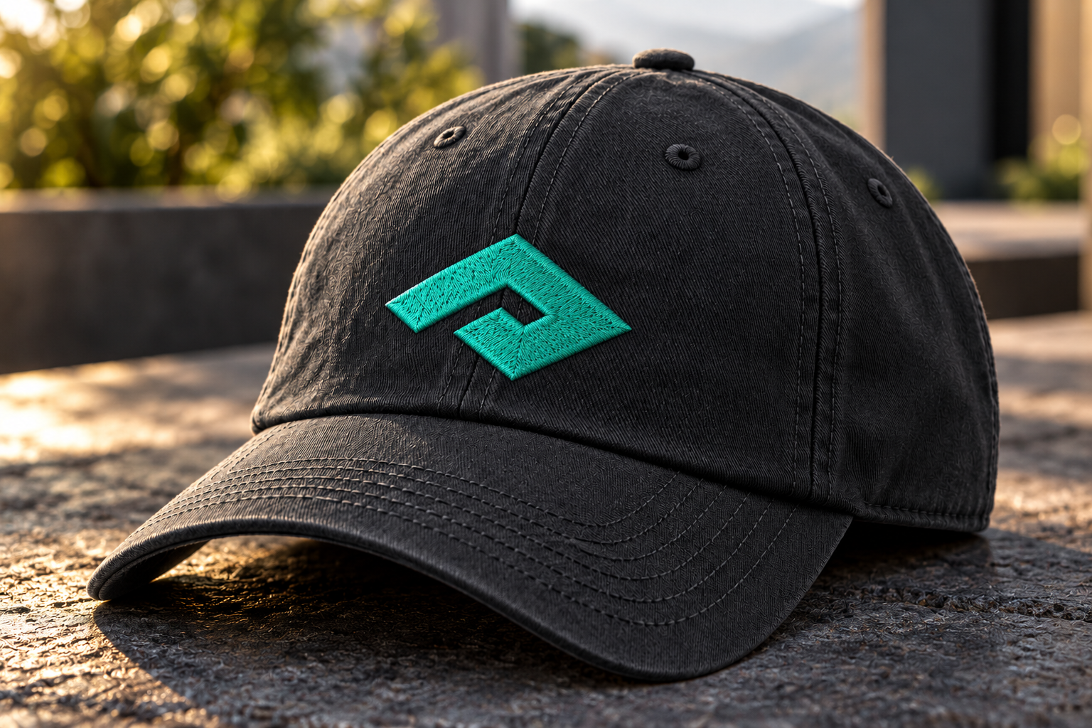 Palmtech logo on a cap